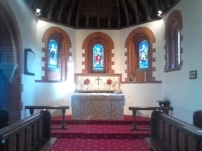 Inside St Andrew's Church, Anderby