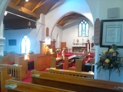 Inside St Clement's Church, Sutton on Sea